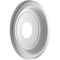 Ekena Millwork Traditional PVC Medallion (Canopies up to 7 1/2"), 13"OD x 3 1/2"ID x 1 1/4"P, Satin Blossom White CMP13TRGBW - alternate 4